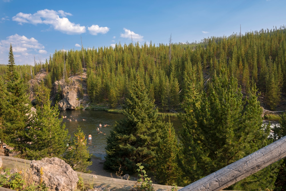 Firehole,Canyon,Drive,In,Yellowstone,National,Park,In,Wyoming