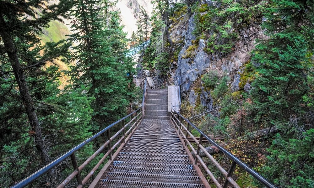 Uncle,Tom's,Trail,In,Yellowstone,National,Park